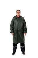 Плащ нейлоновый с ПВХ влагозащитный, зеленый